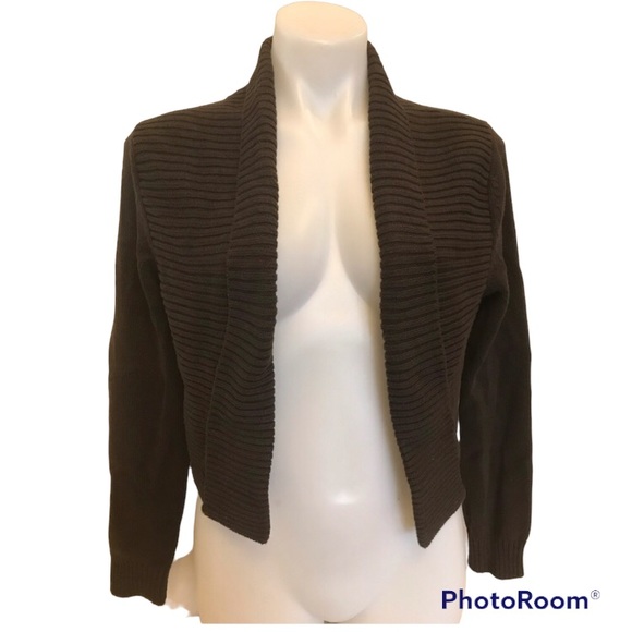 Ann Taylor Chocolate Brown Bolero - Picture 1 of 6